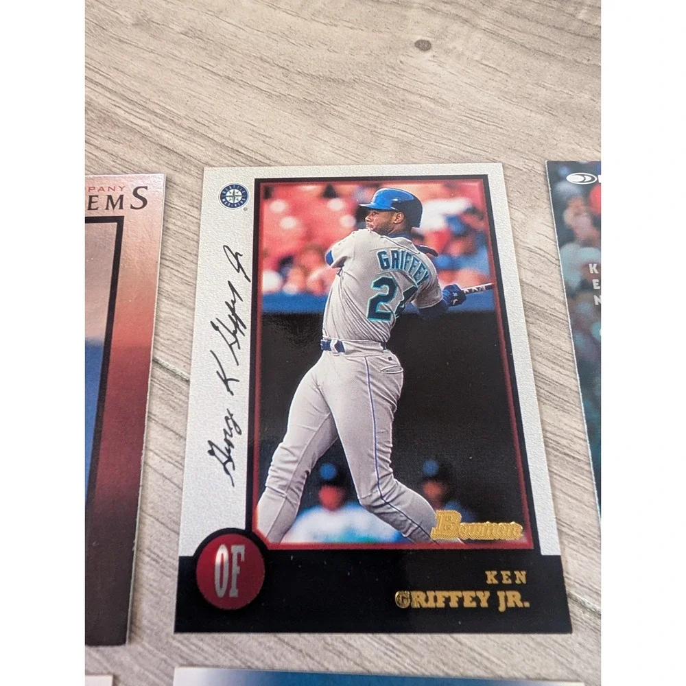 Ken Griffey Jr Lot Of 8 Baseball Trading Cards 90s Seattle Mariners MLB